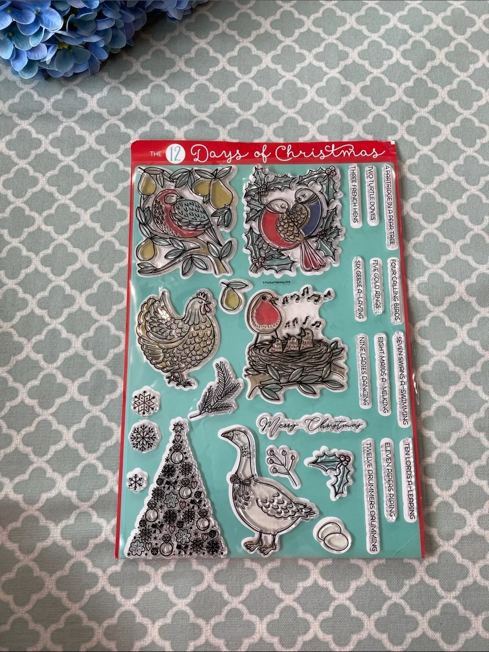 Practical Publishing 12 Days of Christmas Stamps
